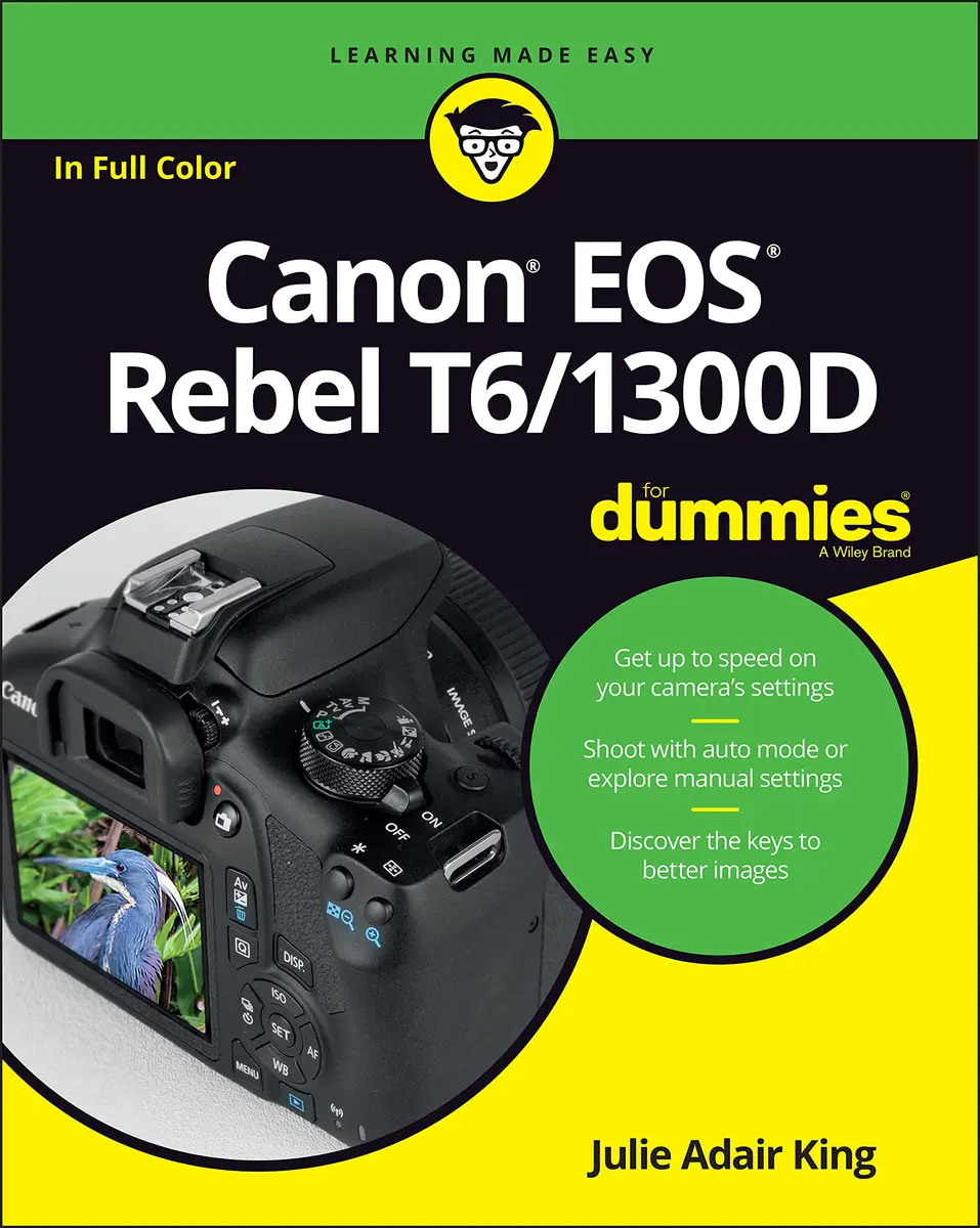 Wiley Canon EOS Rebel T6/1300D For Dummies | DSLR Photography Guide for Beginners in India - main product image