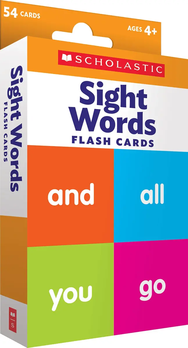 Scholastic Sight Words Flash Cards | Essential Reading Fluency Tool - main product image