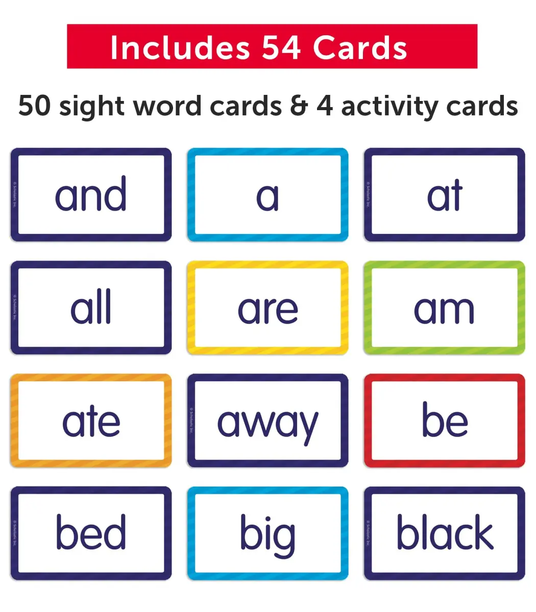 Scholastic Sight Words Flash Cards | Essential Reading Fluency Tool - view 2