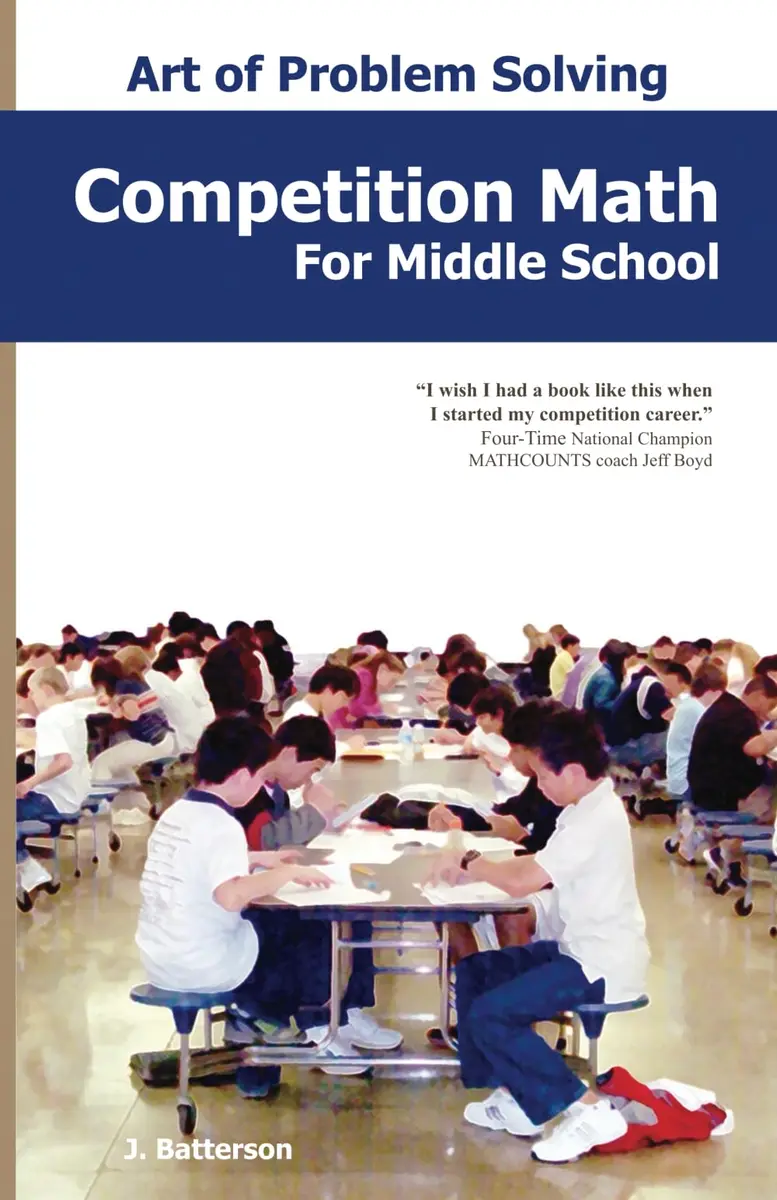 CREATESPACE Competition Math for Middle School | Advanced Problem Solving Book (388 pages) - main product image