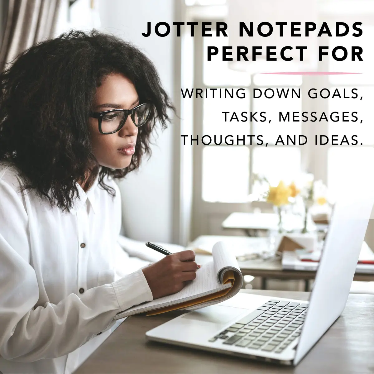 Graphique de France Blush Copper Jotter Notepad 4.5" x 5.5" | 250 Tear-Off Sheets for Quick Notes - view 5