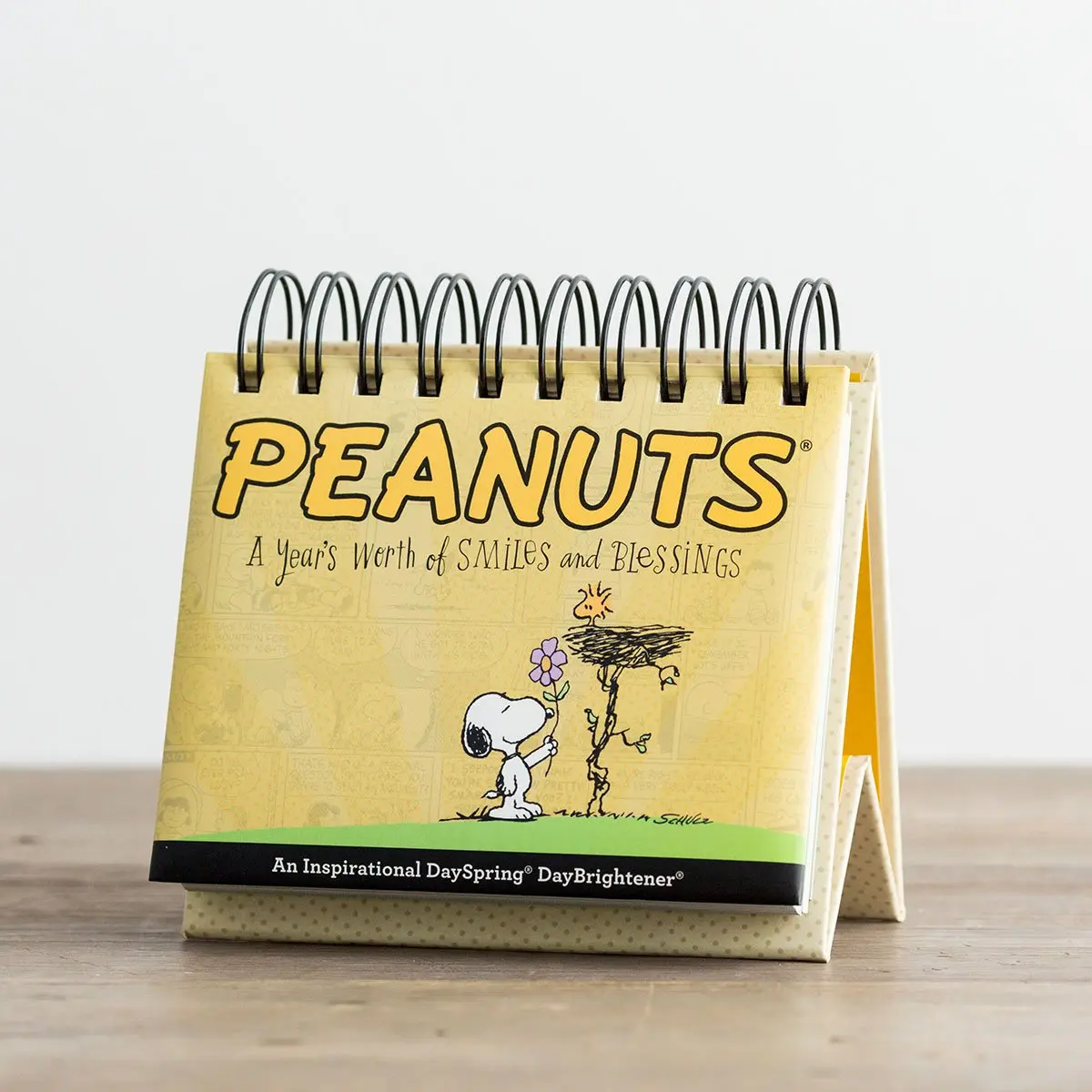 Dayspring Peanuts Smiles and Blessings Perpetual Calendar 5.5" x 5.25" | Daily Inspiration & Scriptures - view 5