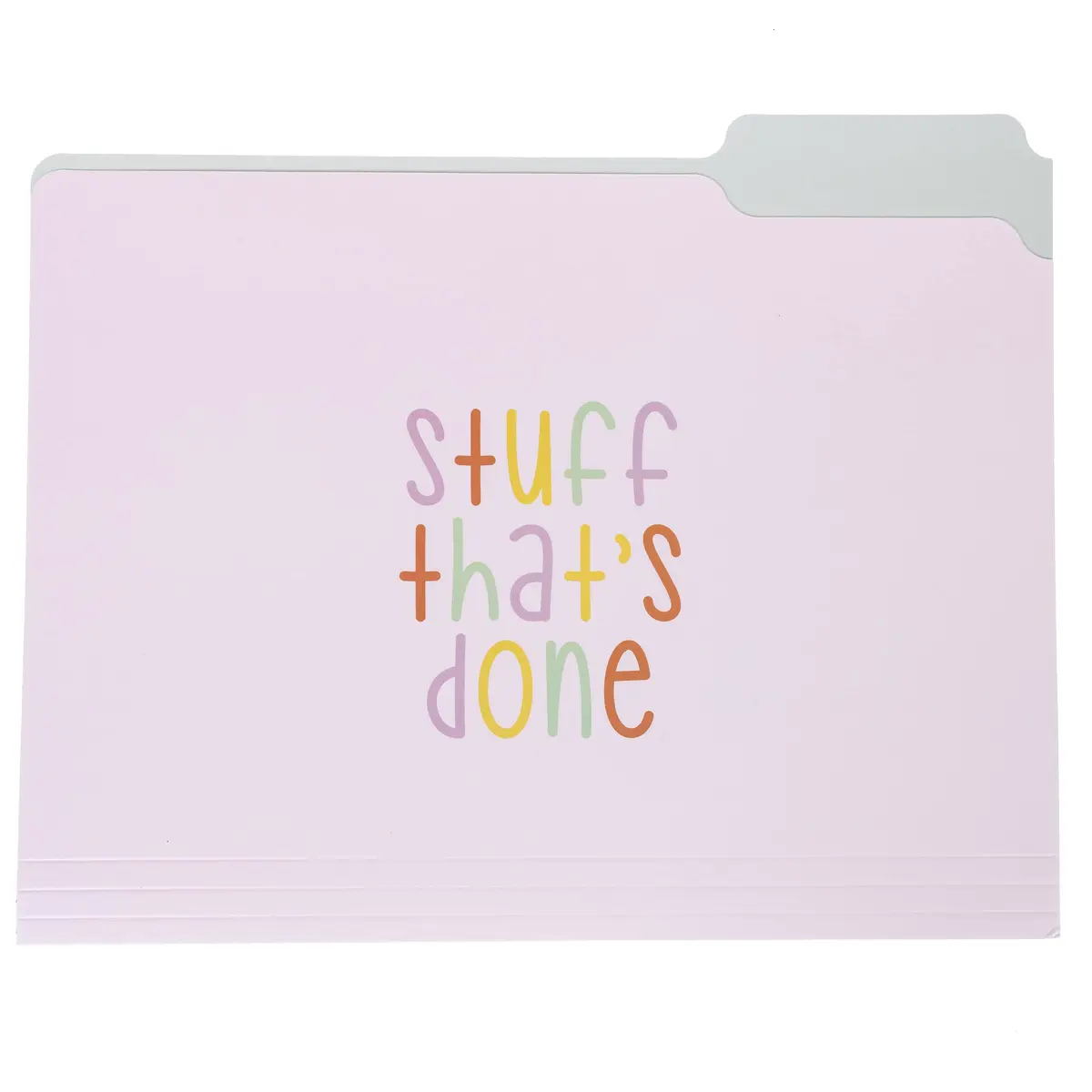 Graphique "Trying My Best" File Folders Set of 9 (3 Designs) Letter Size | Durable Coated Cardstock Organizers - view 5