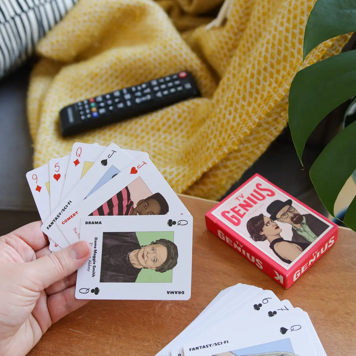 Laurence King TV Genius Playing Cards | TV & Series Stars, 54 Influential TV Stars & Creators, 4 Suits, Sturdy Box (3x4x1 inches) - view 4