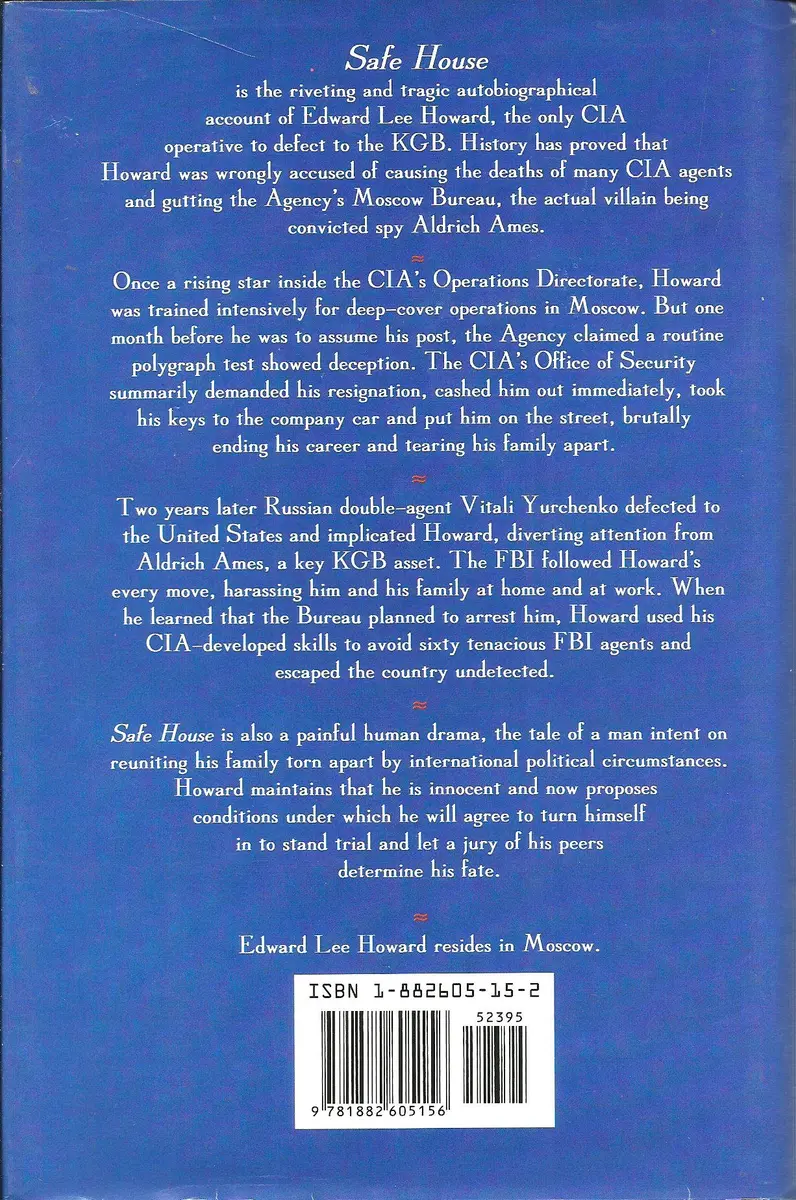 Natl Pr Books Safe House Memoirs | CIA Spy in Russia, First Edition - view 2