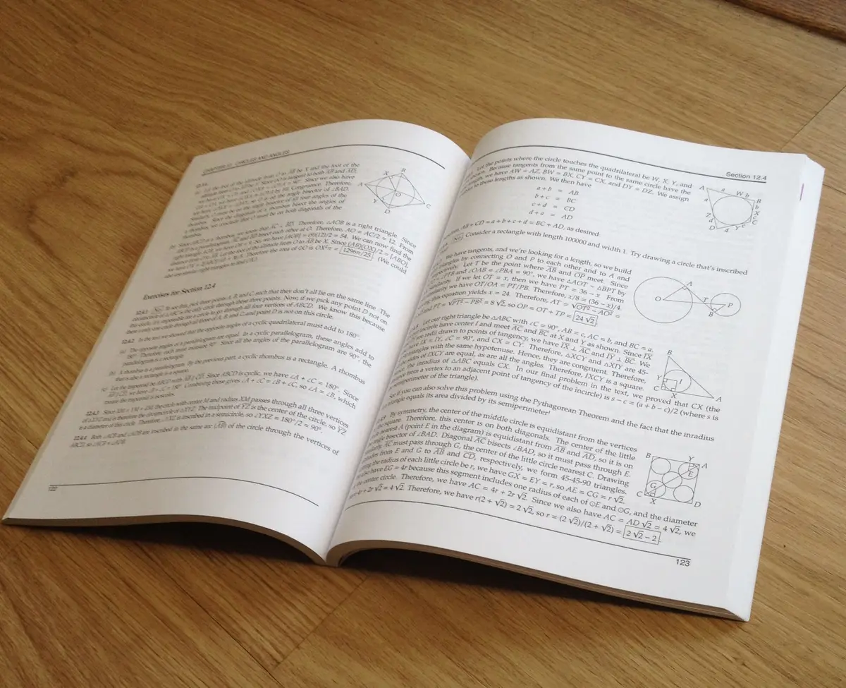 Art of Problem Solving Introduction to Geometry Solutions Manual (227 pages / 10.9 x 8.3 in) - view 2