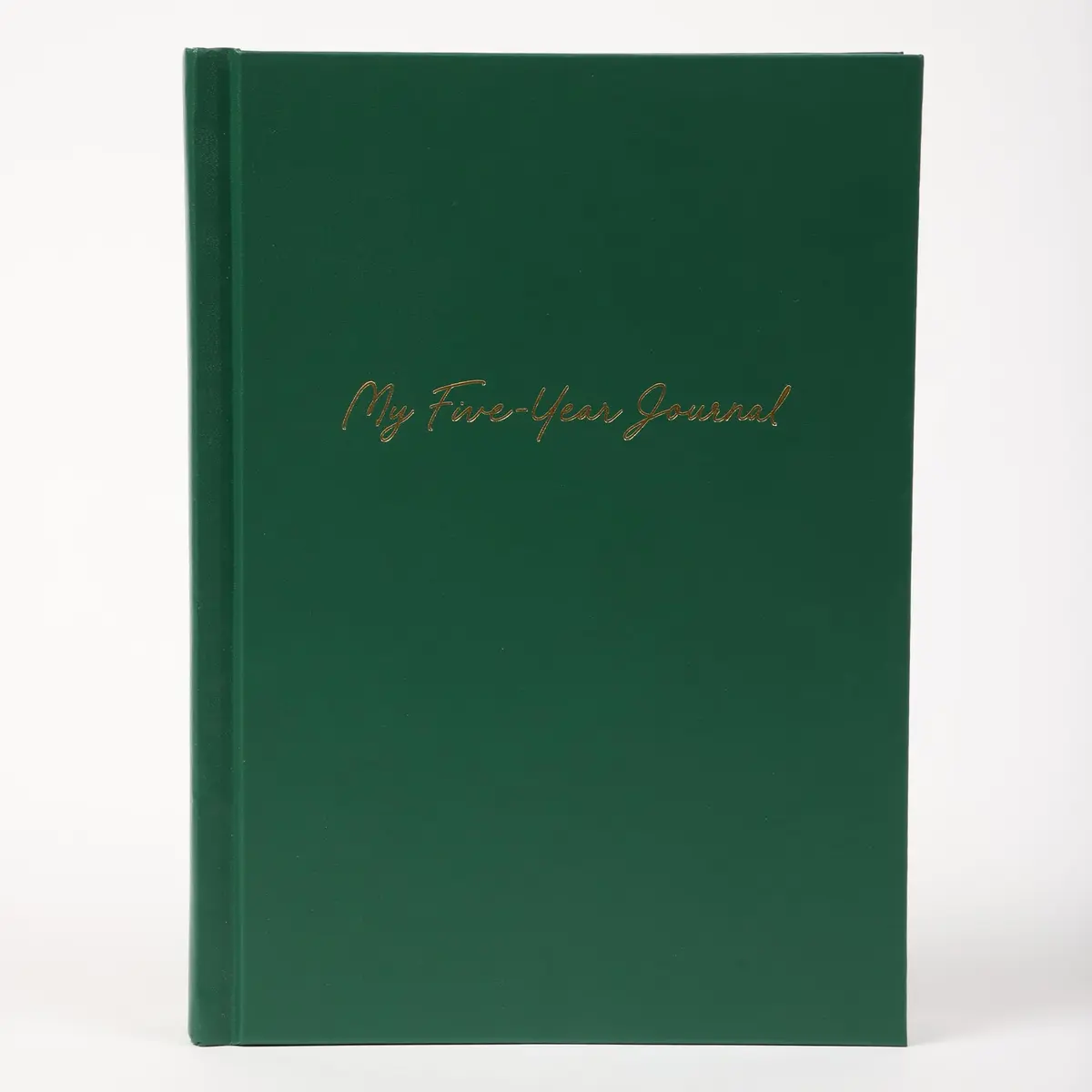 Writing Your Life Hard Cover 5 Year Journal | Simple Daily Memory Keeper | 6x8.25 Inch Leaf Green - main product image