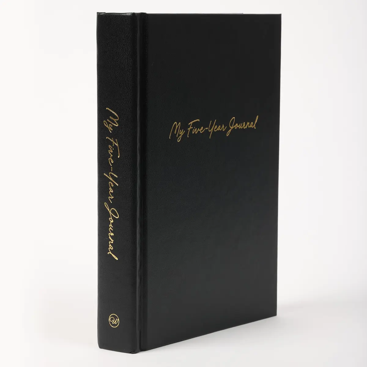 Writing Your Life Hard Cover 5 Year Journal | Simple Daily Memory Book | 6x8.25 Inch Rich Black - view 2