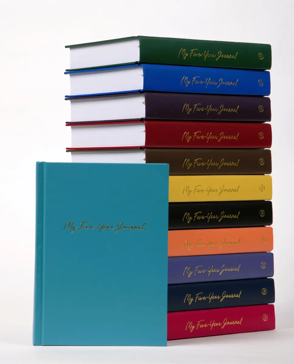 Writing Your Life Hard Cover 5 Year Journal | Simple Daily Memory Keeper | 6x8.25 Inch Sweet Apricot - view 8
