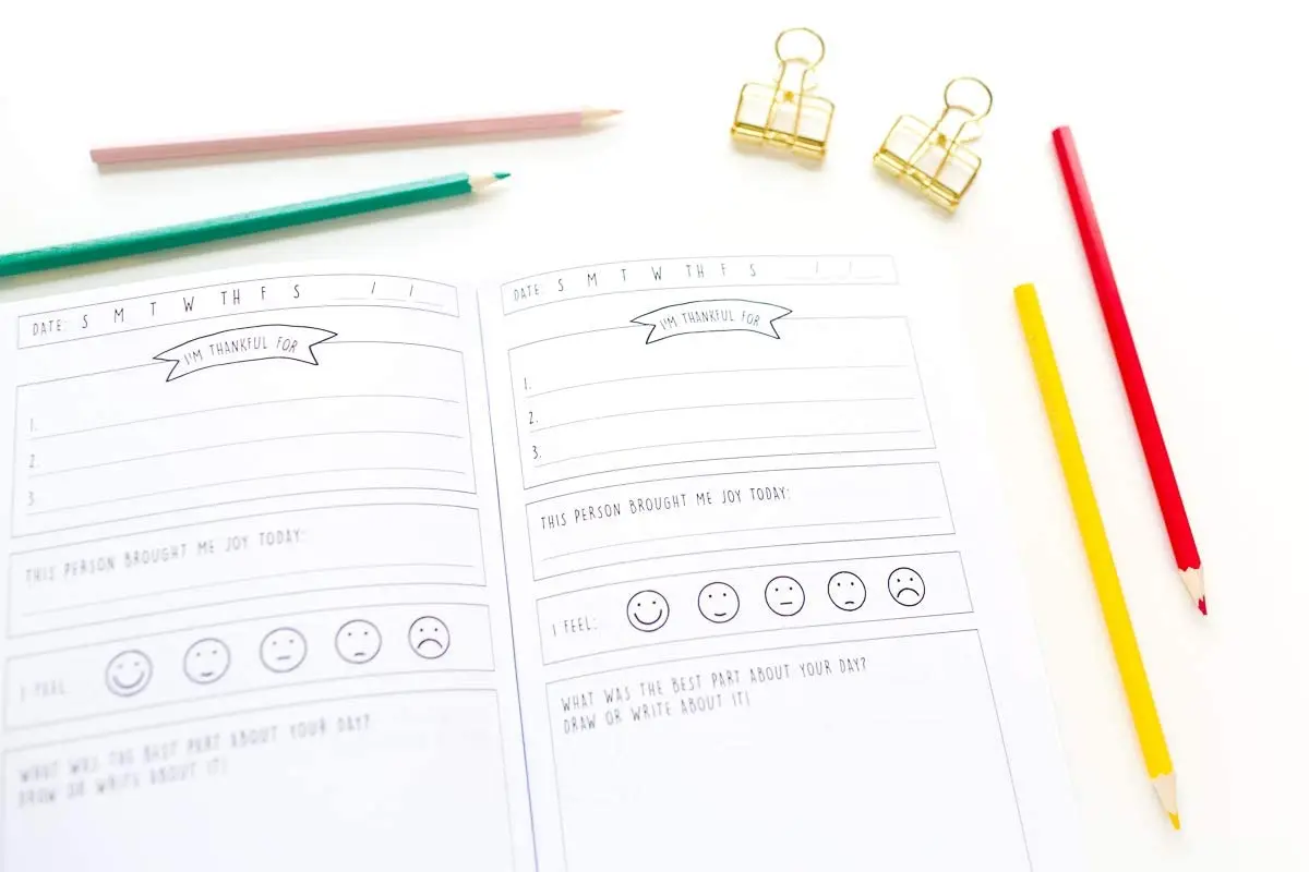 Modern Kid Press Gratitude Journal for Kids | Cultivate Mindfulness & Thankfulness in 3 Minutes - view 3