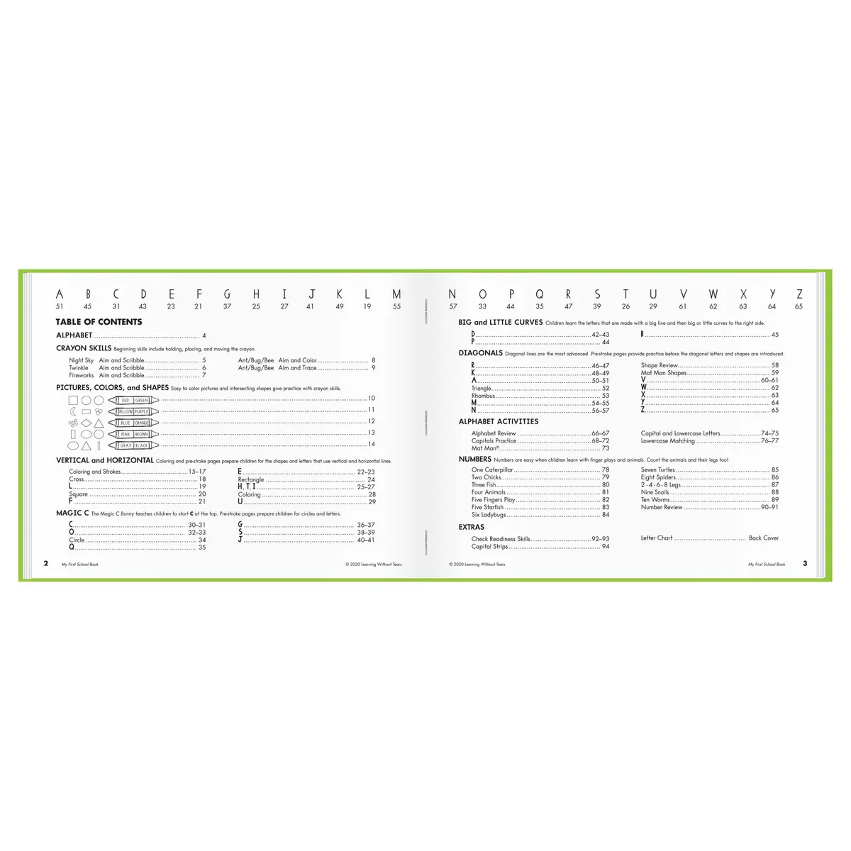 Handwriting Without Tears My First School Book Workbook, Pre-Writing, Pre-K | Supports Early Skills Development - view 2