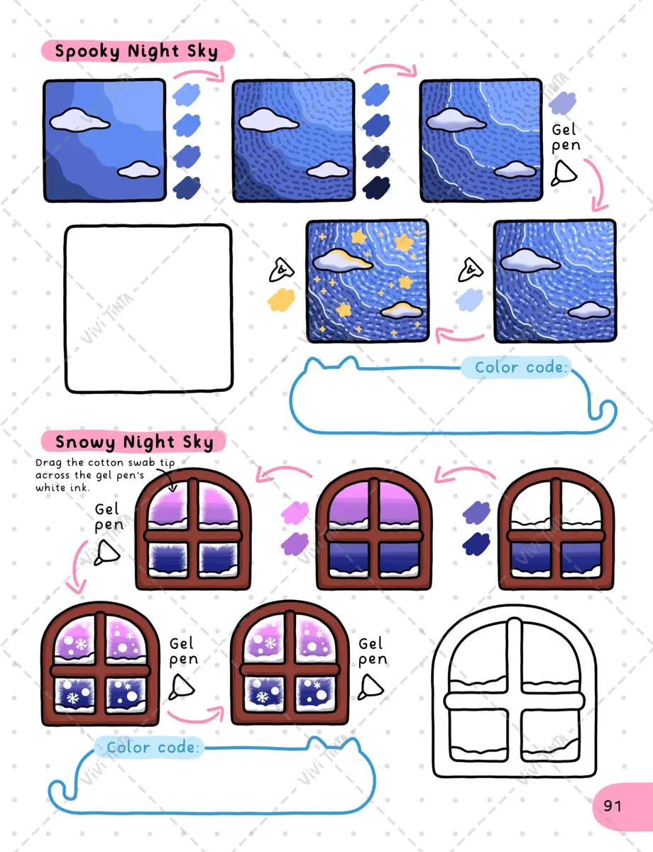Craydraw Press LLC How to Color: Step-by-Step Coloring Guide for Patterns & Textures | Relax & Practice - view 8