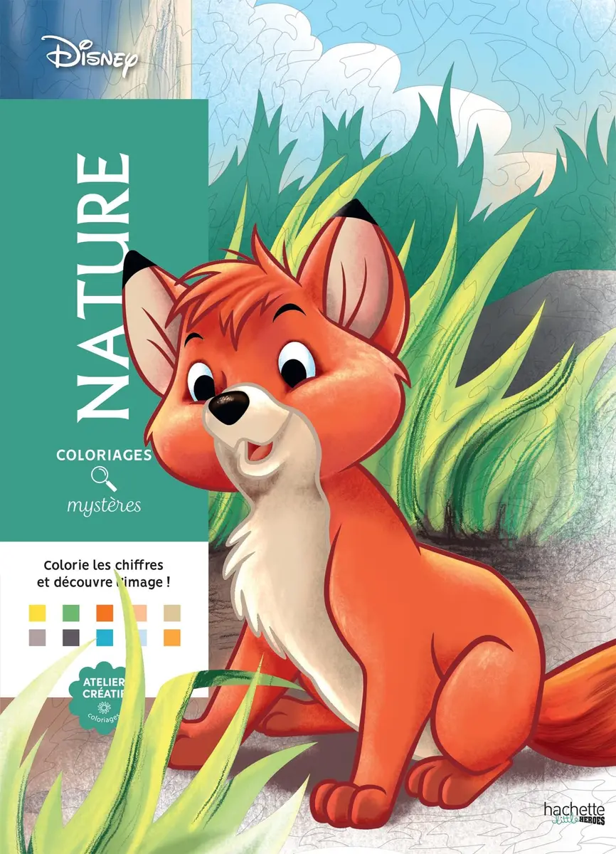 HACHETTE HEROES Coloriages mystères Disney - Nature | 100 Pages, Premium Paper, 300mm x 215mm - main product image