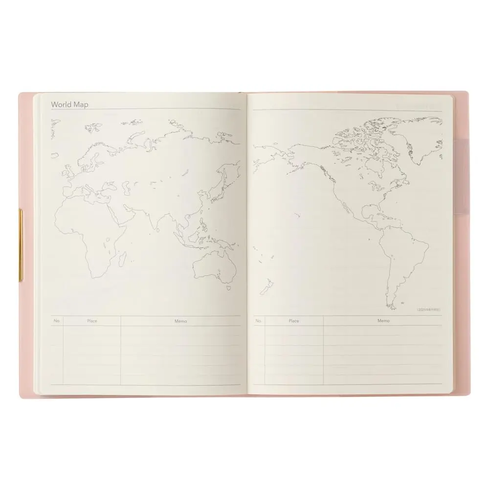日本能率協会マネジメントセンター PLANNER Powder Pink | Monthly & Weekly Log Pages, Elegant Finish, Japan Made - view 8