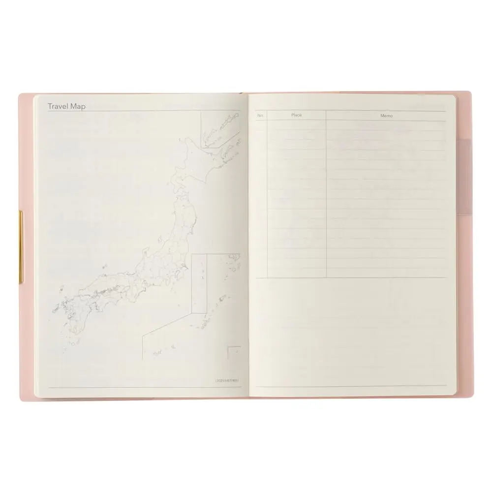日本能率協会マネジメントセンター PLANNER Powder Pink | Monthly & Weekly Log Pages, Elegant Finish, Japan Made - view 9