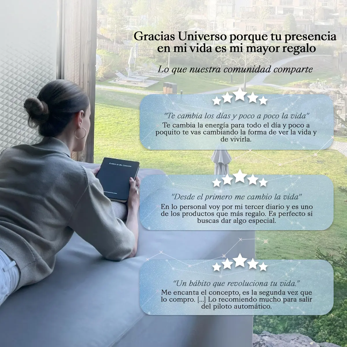 Cartas al Universo Gratitude Journal 160 Pages | Daily Manifestation & Reflection Spanish Version - view 7