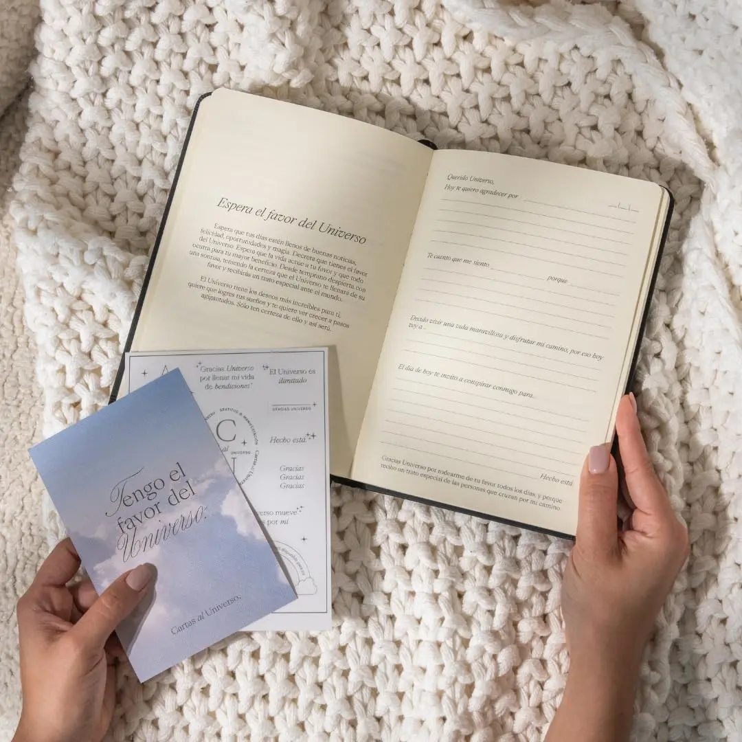 Cartas al Universo Gratitude Journal 160 Pages | Daily Manifestation & Reflection Spanish Version - view 3