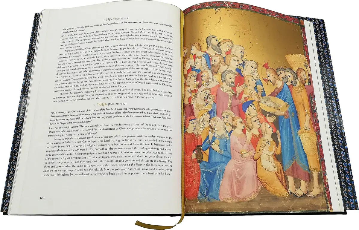 Bible moralisée of Naples: Medieval Illuminated Manuscripts | Art & History Book, 376 Pages, Hardcover - view 3
