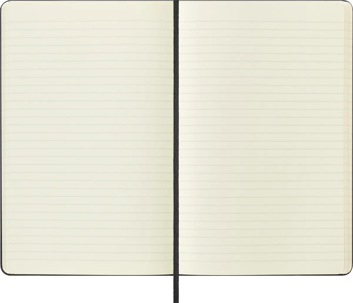 Moleskine Classic Notebook, Large, Ruled, Black, Hard Cover (5 x 8.25) | Durable, Elegant & Perfect for Daily Writing - view 6