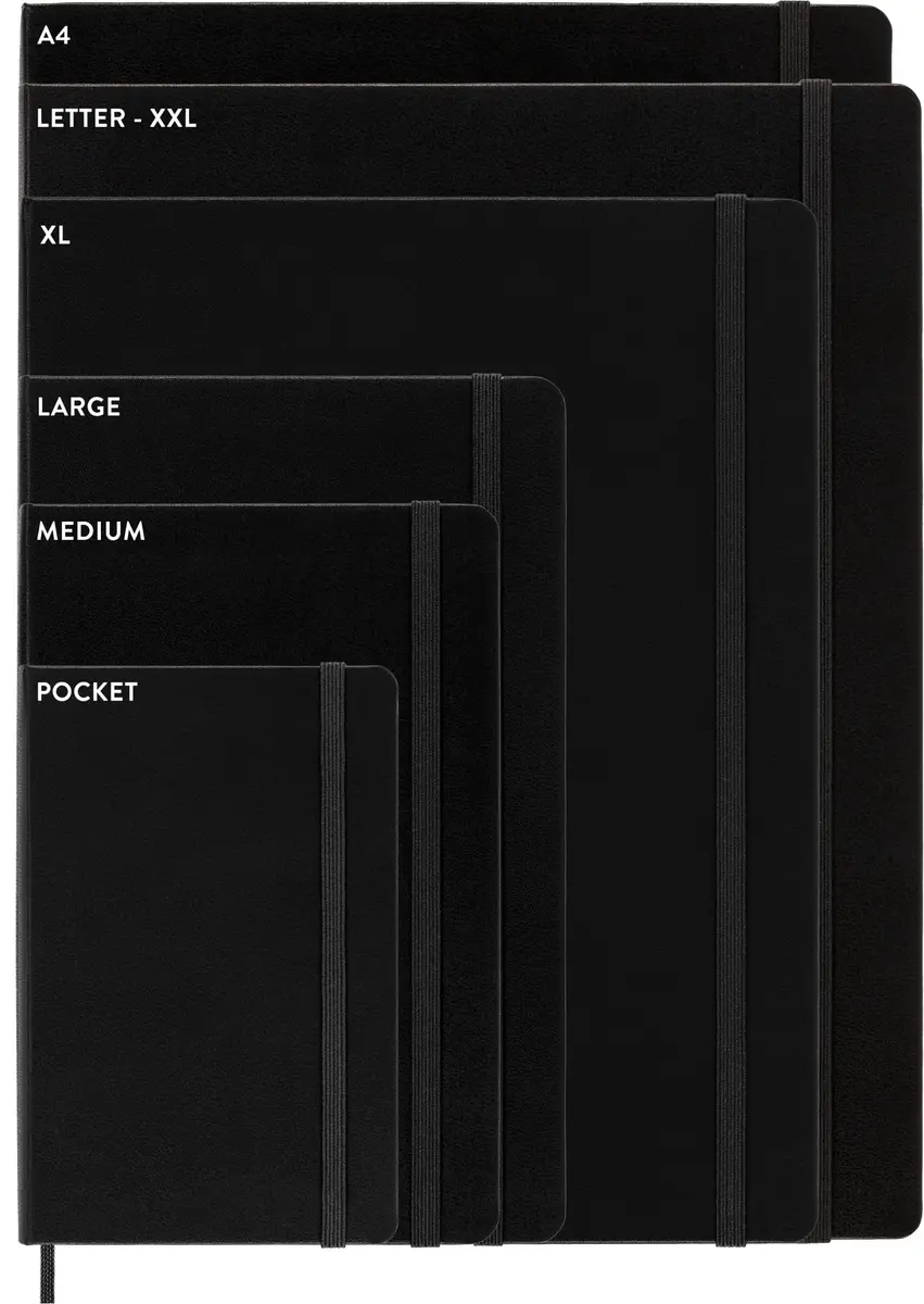 Moleskine Classic Notebook, Large, Ruled, Black, Hard Cover (5 x 8.25) | Durable, Elegant & Perfect for Daily Writing - view 9