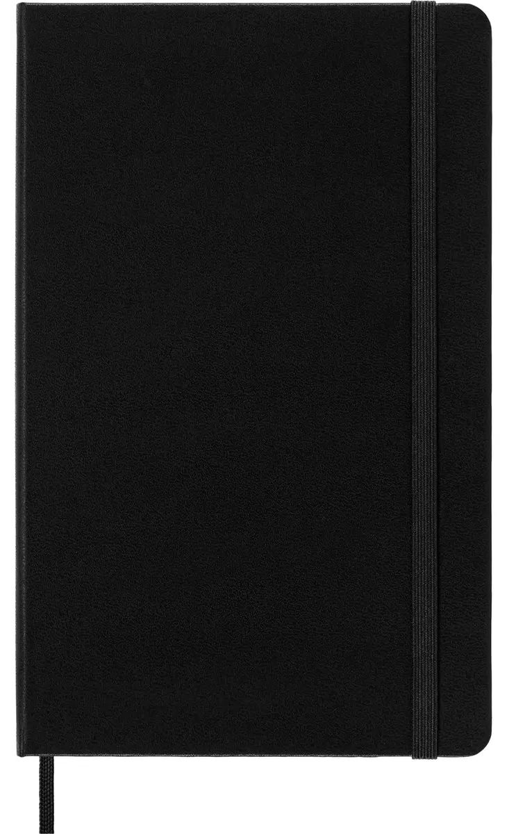 Moleskine Classic Notebook, Large, Ruled, Black, Hard Cover (5 x 8.25) | Durable, Elegant & Perfect for Daily Writing - view 2
