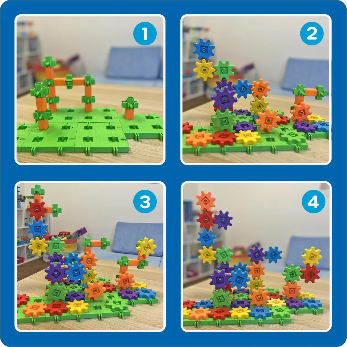 Learning Resources Gears! Gears! Gears! Deluxe Building Set | STEM & Creative Play for Kids - view 5