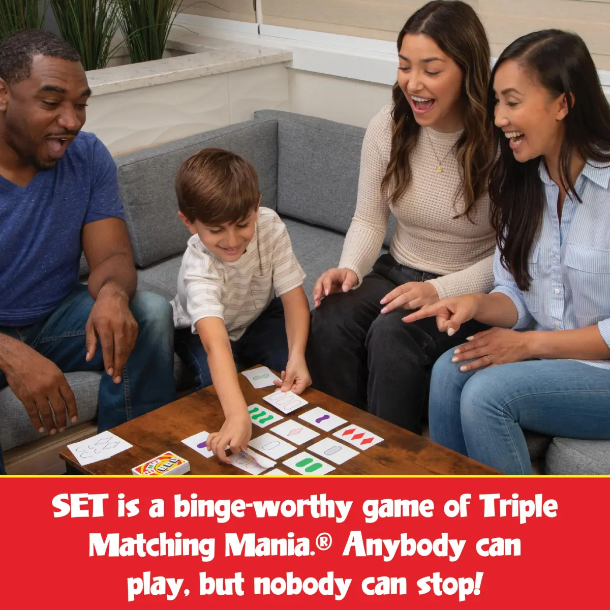 PlayMonster SET Card Game - Visual Perception & Matching - 81 Cards, Ages 8+ | Award-Winning Family Game - view 2