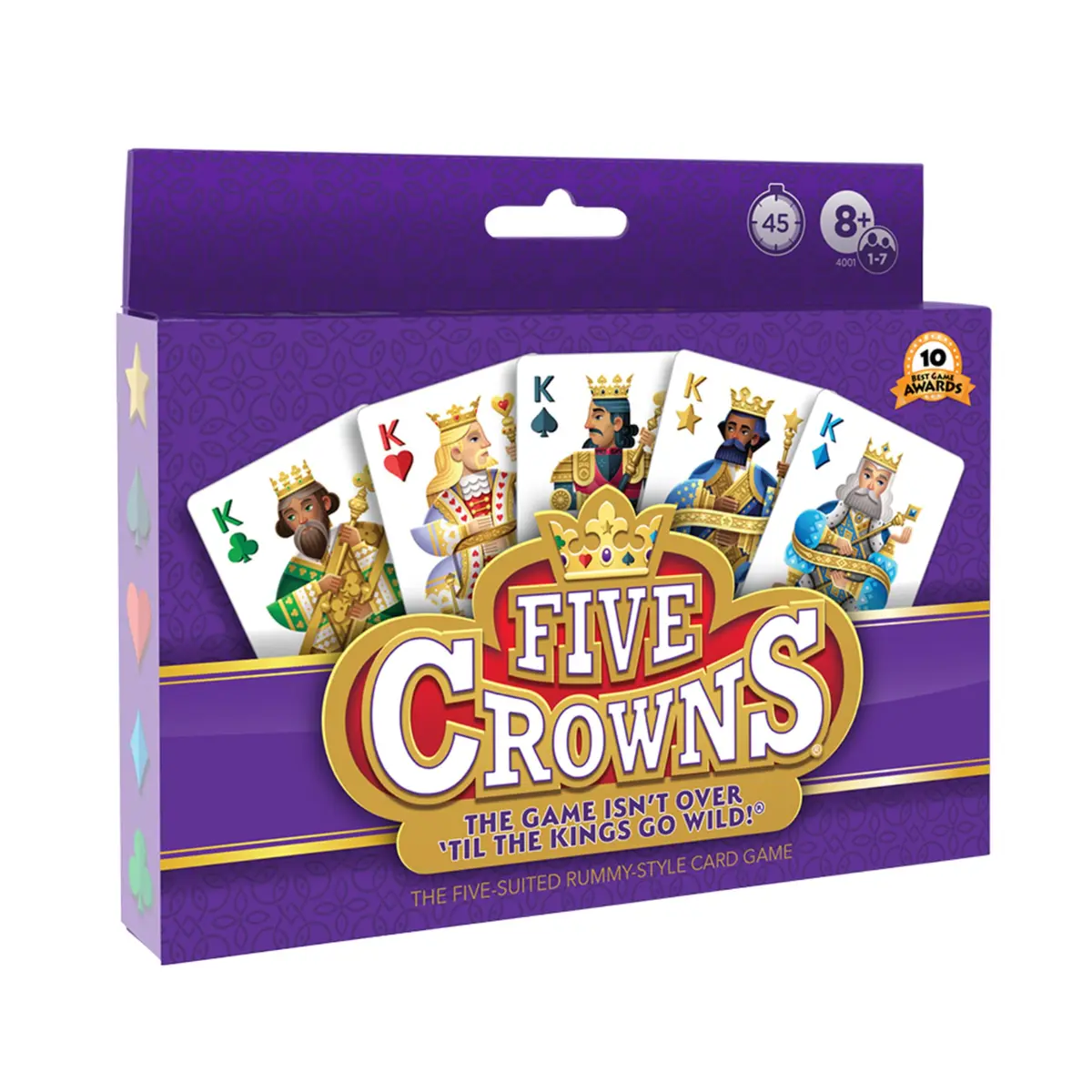 PlayMonster Five Crowns Rummy Style Card Game for Kids and Adults | Family Game Night - main product image