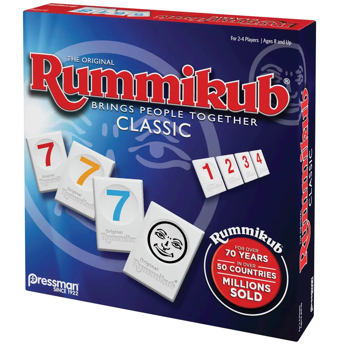 Pressman Rummikub - The Original Rummy Tile Game | Family Strategy & Luck Game for Kids, Teens, Adults | 2-4 Players, Ages 8+ - view 4