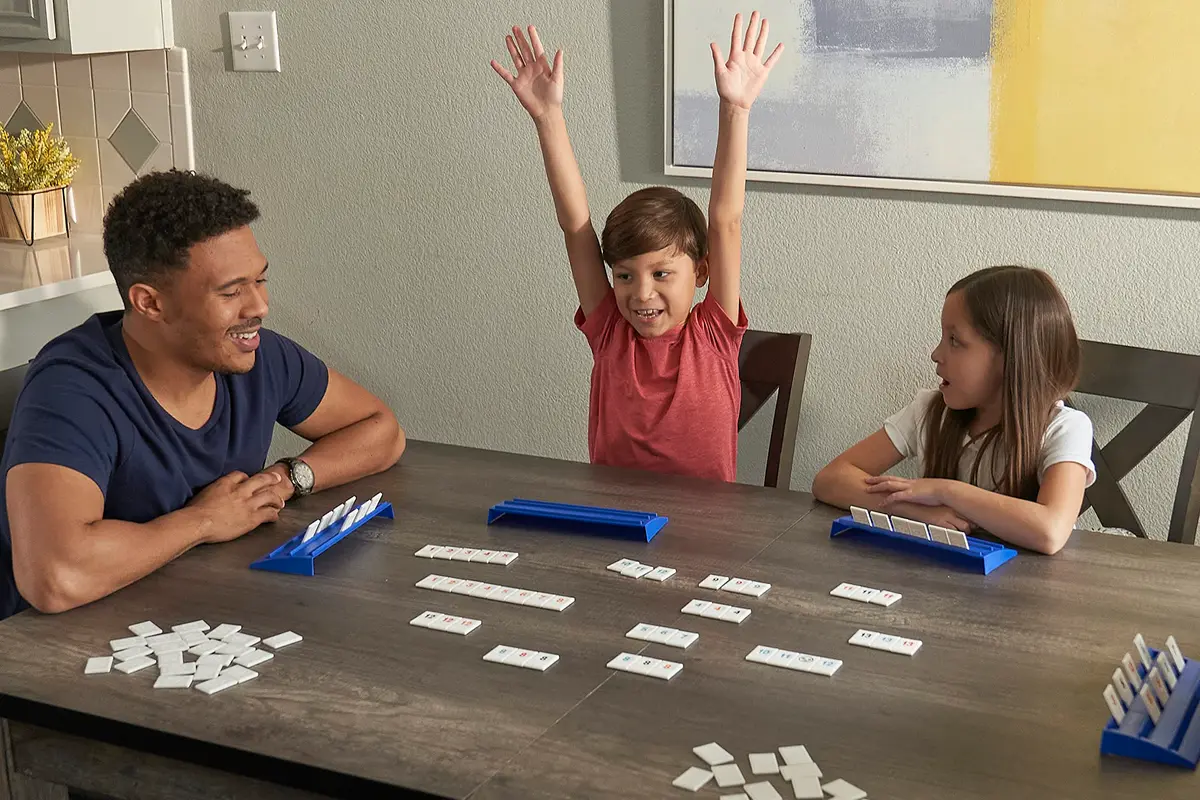 Pressman Rummikub - The Original Rummy Tile Game | Family Strategy & Luck Game for Kids, Teens, Adults | 2-4 Players, Ages 8+ - view 2