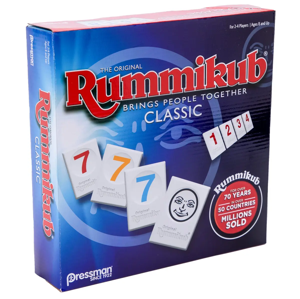 Pressman Rummikub - The Original Rummy Tile Game | Family Strategy & Luck Game for Kids, Teens, Adults | 2-4 Players, Ages 8+ - view 3