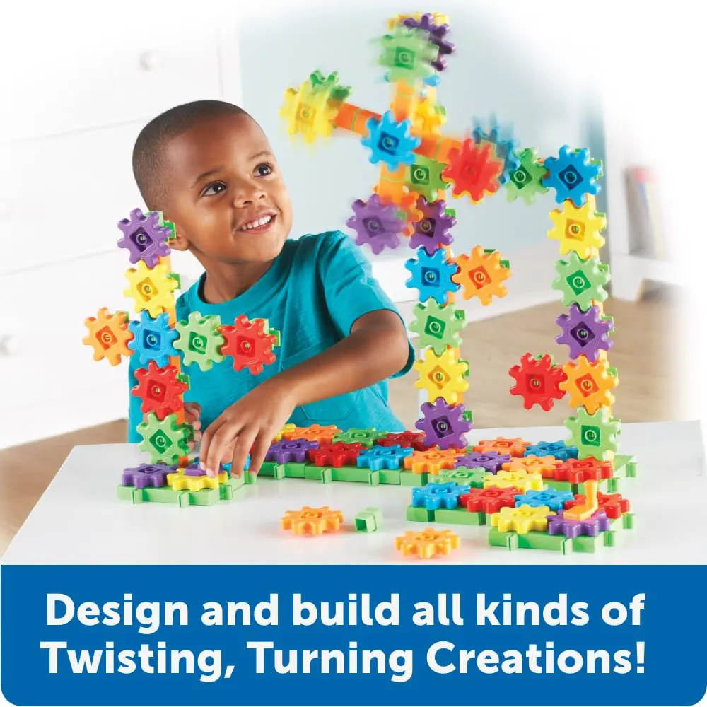 Learning Resources Gears! Gears! Gears! Super Building Toy Set 1.93 kg (4.25 lb) | STEM Learning Toy - view 2