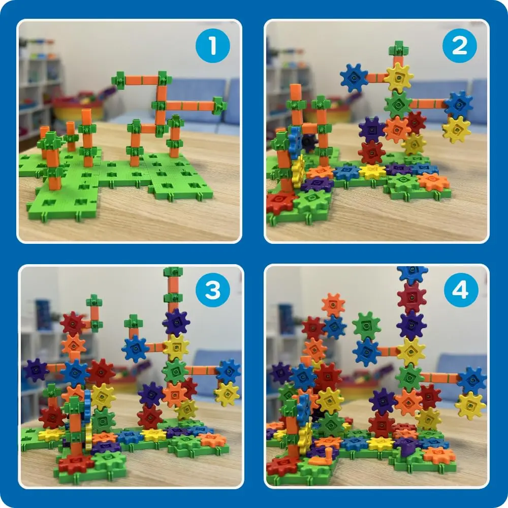 Learning Resources Gears! Gears! Gears! Super Building Toy Set 1.93 kg (4.25 lb) | STEM Learning Toy - view 3