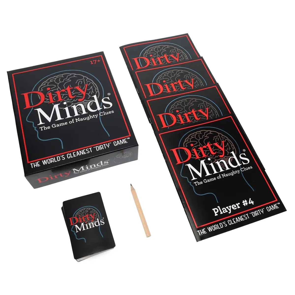 TDC Games Dirty Minds Original Party Game | 912 Naughty Clues, 304 Squeaky Clean Answers - view 6