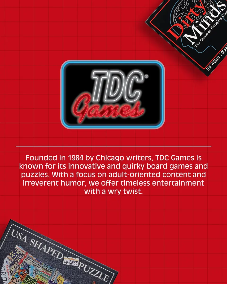 TDC Games Dirty Minds Original Party Game | 912 Naughty Clues, 304 Squeaky Clean Answers - view 9