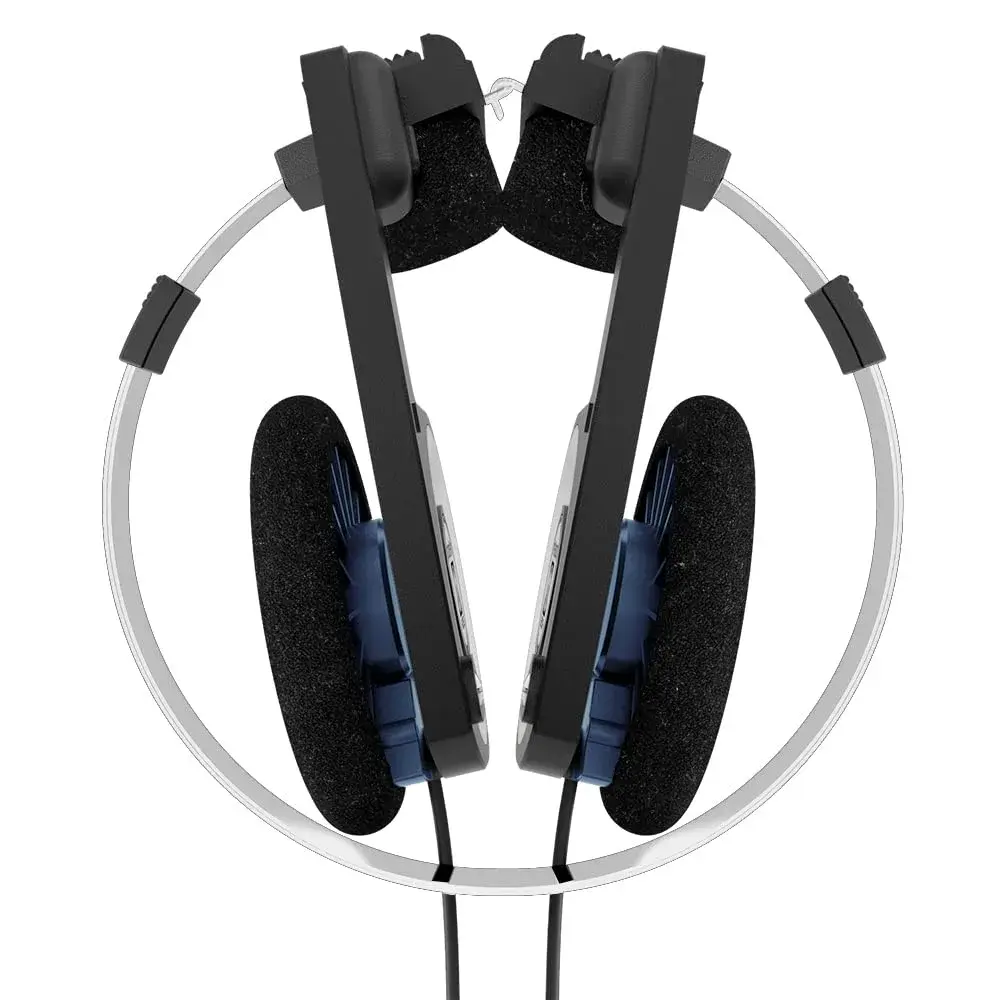 Koss Porta Pro Classic On-Ear Headphones, Black/Silver | Legendary Sound & Retro Design - view 2