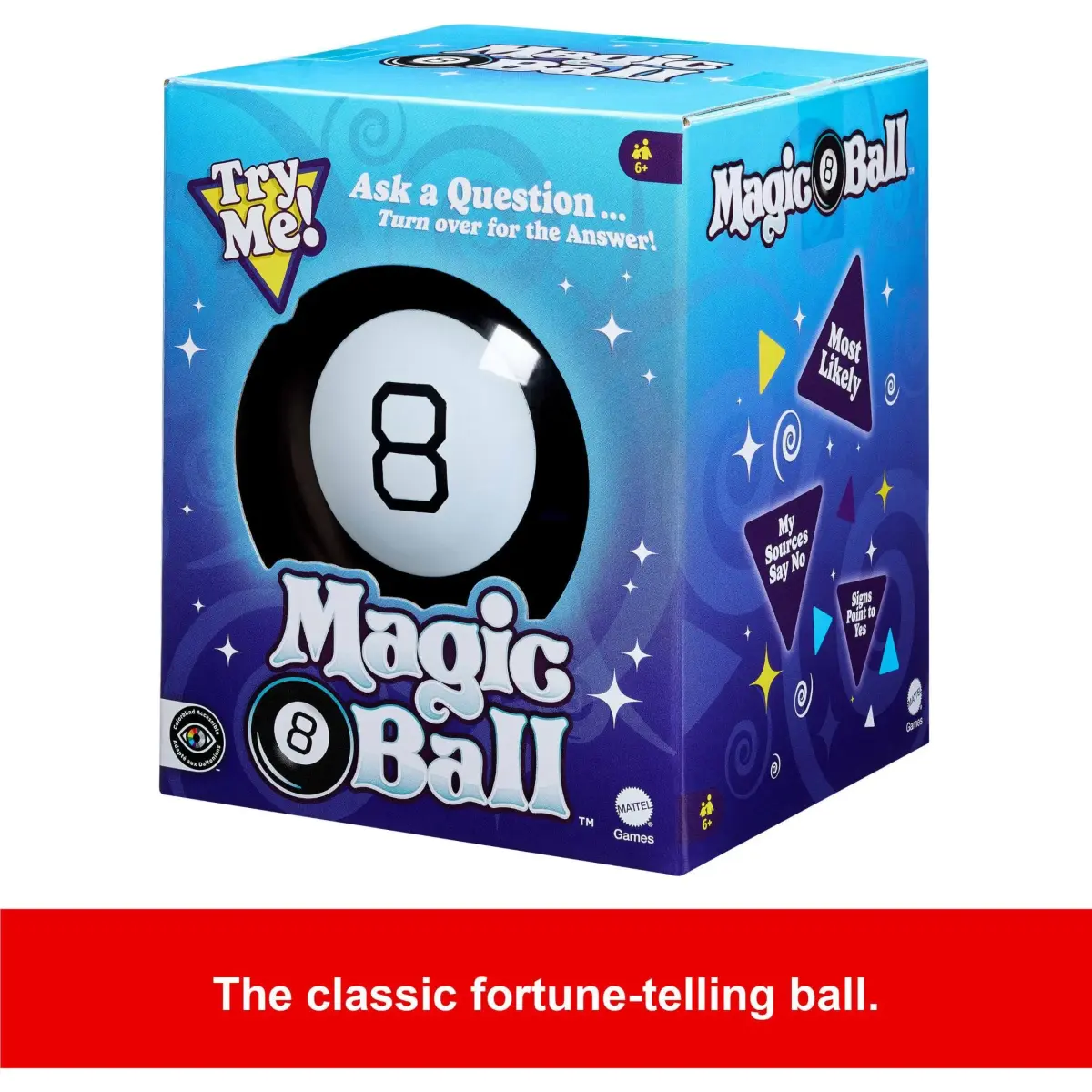 Mattel Games Magic 8 Ball Toy | Classic Fortune Teller for Kids 6+ Years - view 5