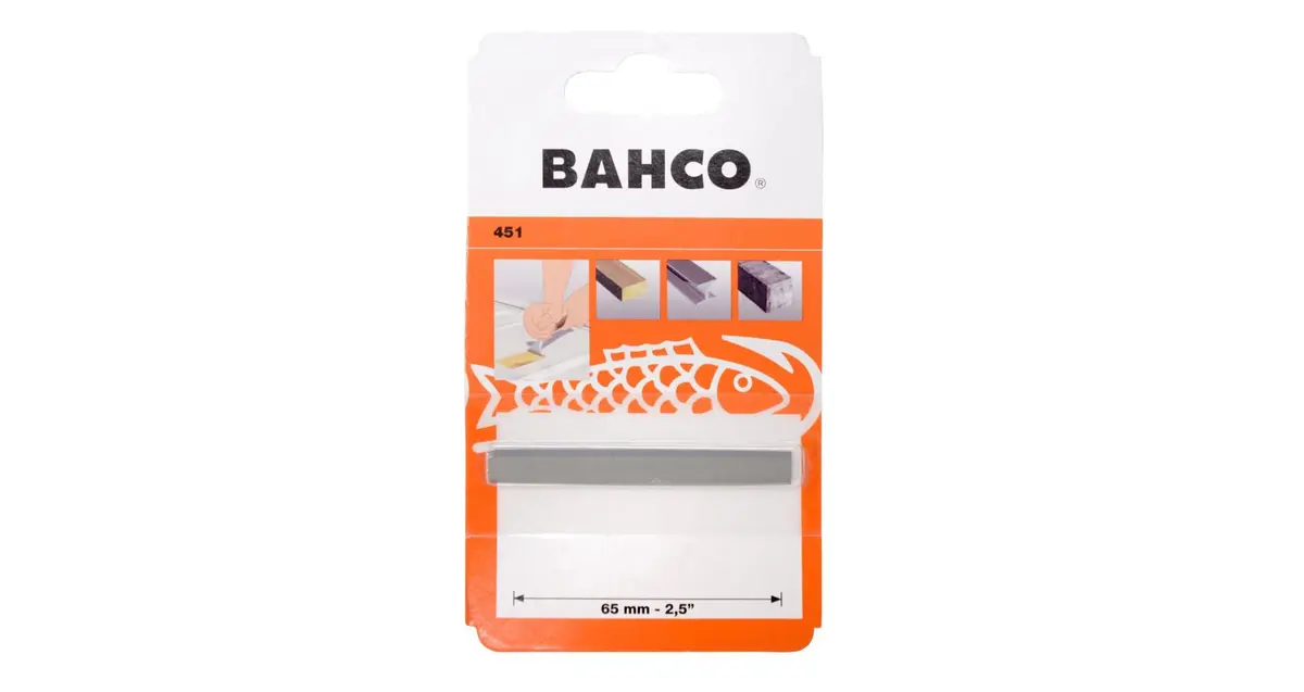 Bahco 451 2-1/2" Double-Edged Carbide Scraper Blade | Refinishes Furniture & DIY Projects - view 3