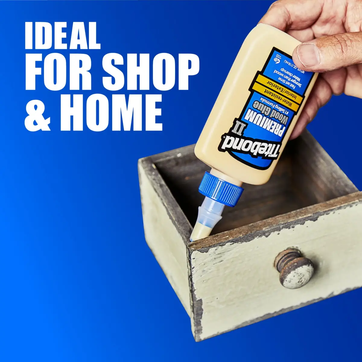 Titebond II Premium Cream Wood Glue 16 fl oz (473ml) | ANSI Type II Water-Resistant - view 5