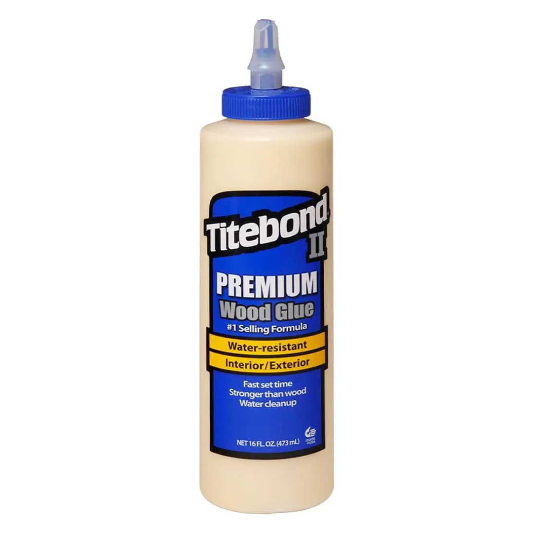 Titebond II Premium Cream Wood Glue 16 fl oz (473ml) | ANSI Type II Water-Resistant - main product image