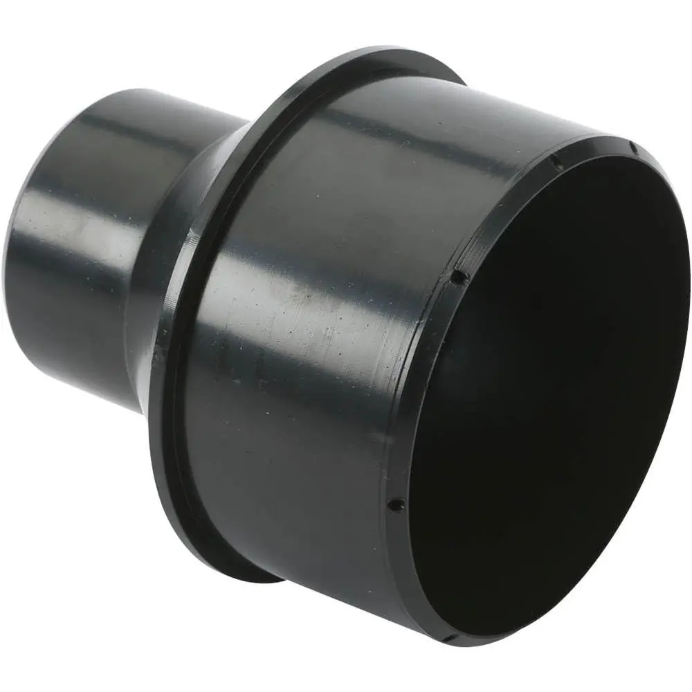 Woodstock W1044 4" To 2-1/2" Reducer | Black Power Tool Fitting for Dust Collection - view 2