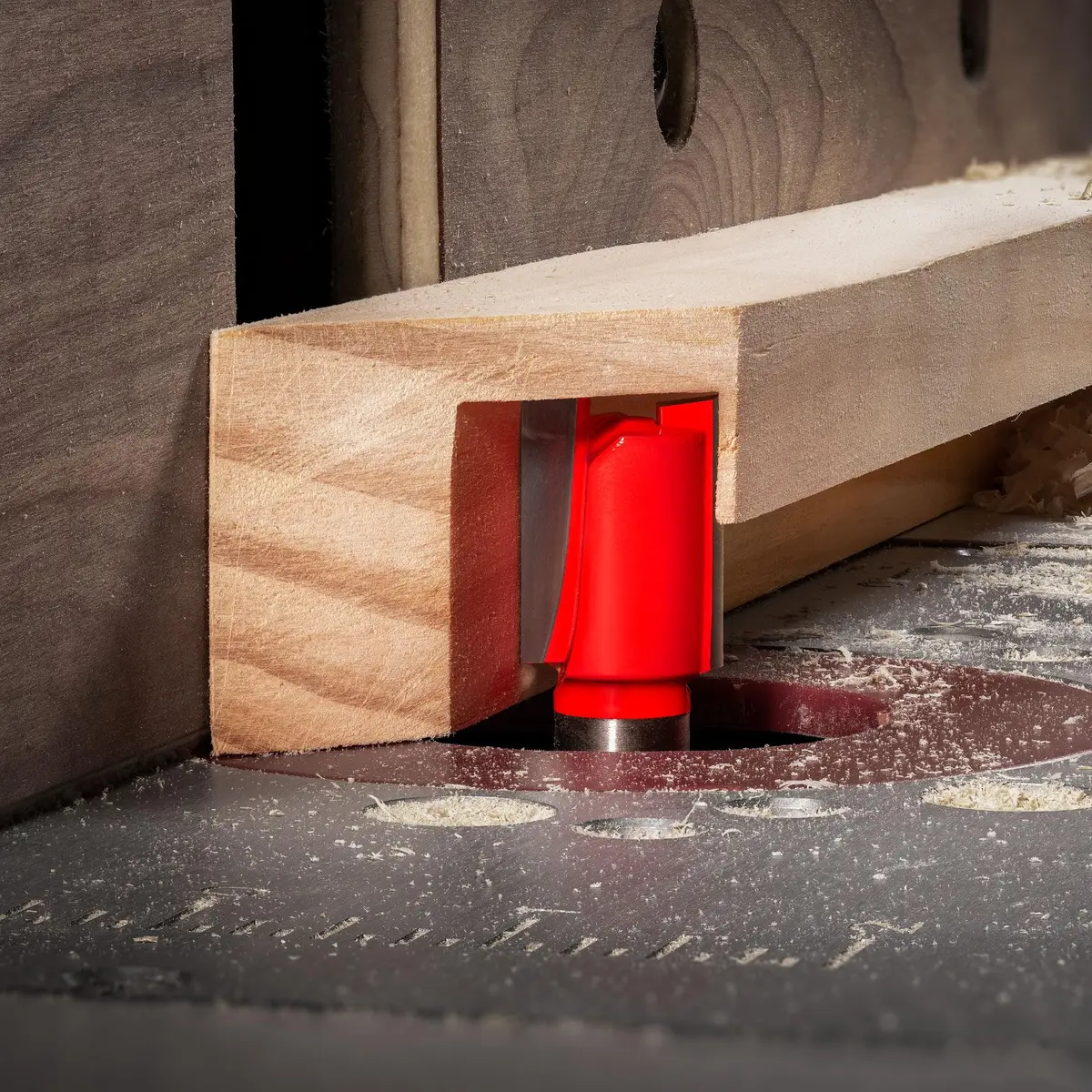 Freud 1/2" Double Flute Straight Router Bit with TiCo Carbide - 2" Cut Height | Precision Grooving & Edge Routing - view 6