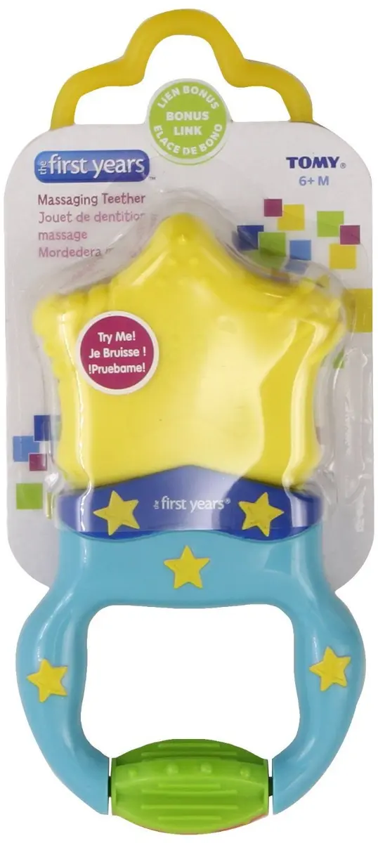 Lamaze Massaging Action Teether | Vibrating Baby Teething Toy for 6+ Months - view 2