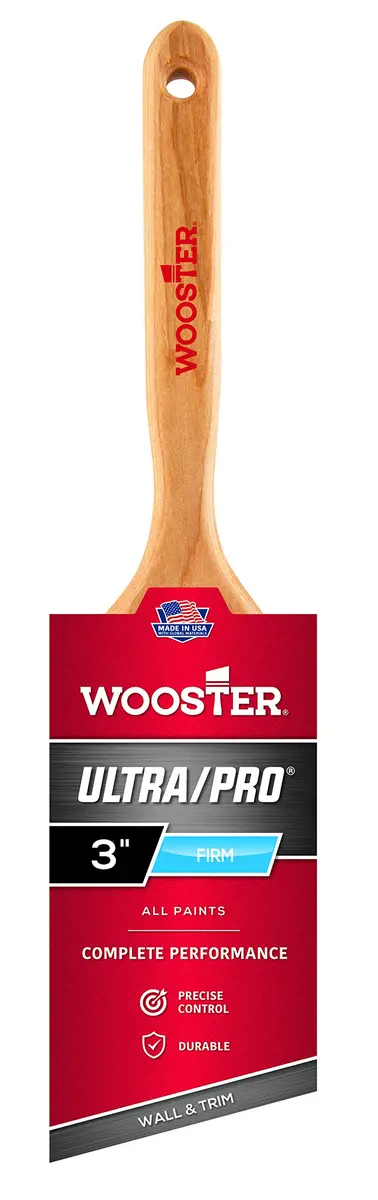 Wooster Brush Ultra/Pro Firm Angle Sash Paintbrush 3-Inch (7.62 cm) | Smooth Application for All Paints - main product image