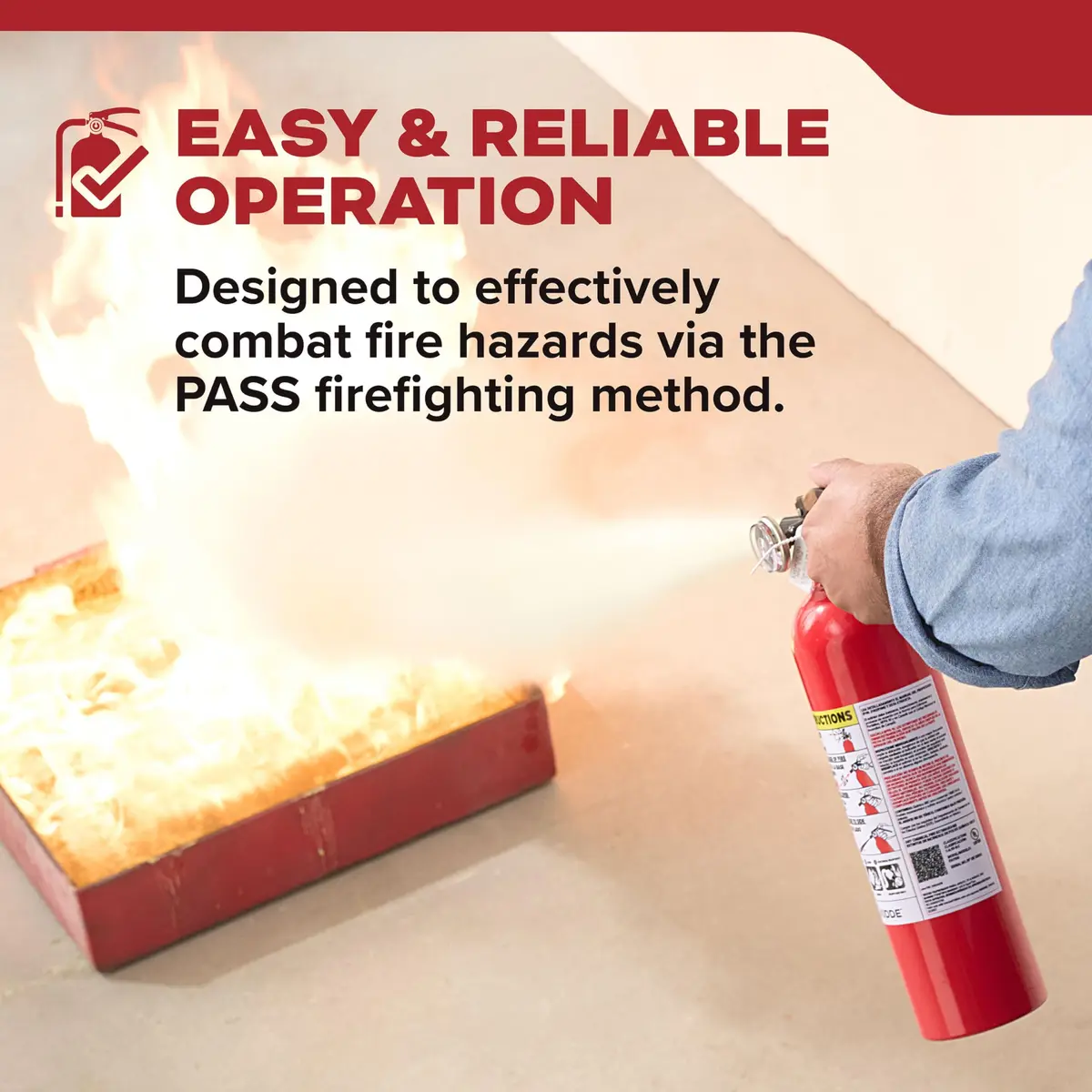 Kidde Fire Extinguisher 1-A:10-B:C | Home Safety, UL Listed, 2.5 lbs, Easy Mount - view 7