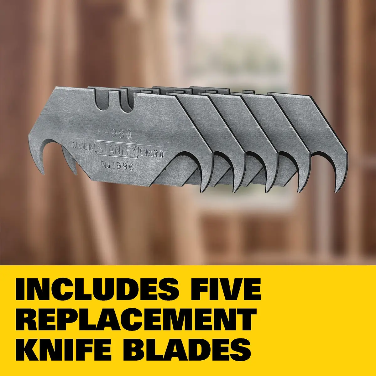 STANLEY Large Hook Blades 5 Pack | Dependable Utility Blades for Home & Workshop - view 2