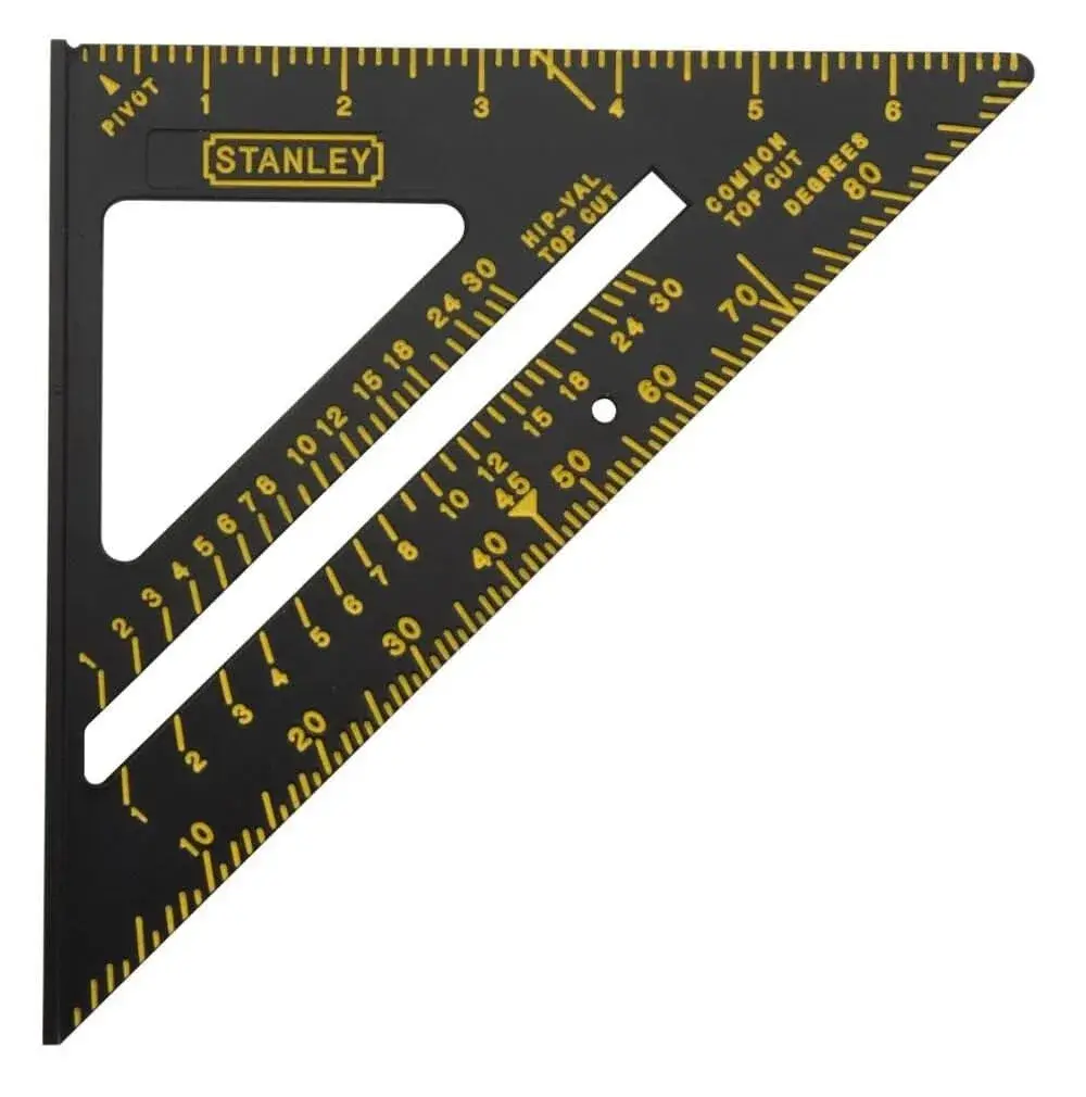 STANLEY Carpenter Square, Premium Quick Square Layout Tool, 7-Inch (17.8 cm / 8 in) | Accurate 90° & 45° Marking for Woodworking - main product image