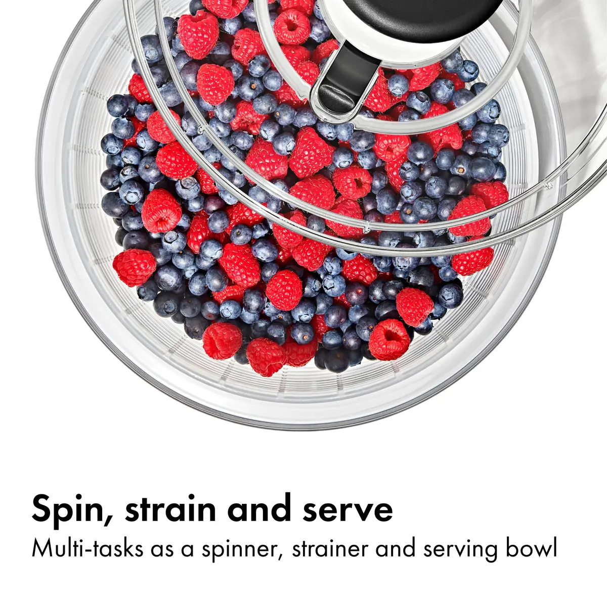 OXO Good Grips Salad Spinner 6.22 Qt | Fast Drying, Dishwasher Safe, Large Capacity - view 6