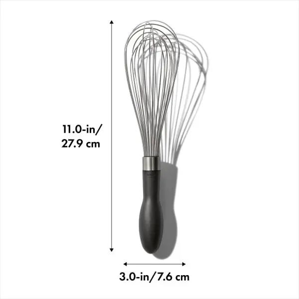 OXO Good Grips Balloon Kitchen Whisk - Stainless Steel, 28cm (11 Inch) | Ergonomic Handle for Vigorous Whipping - view 12