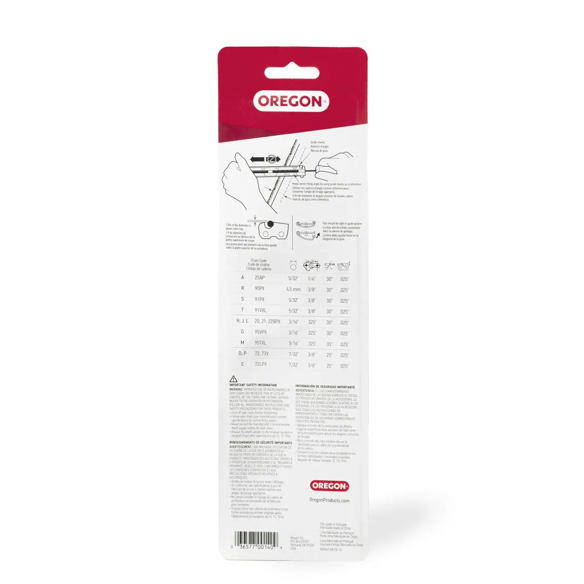 Oregon Chainsaw File Guide 7/32" | Accurate Filing & Chain Maintenance - view 4